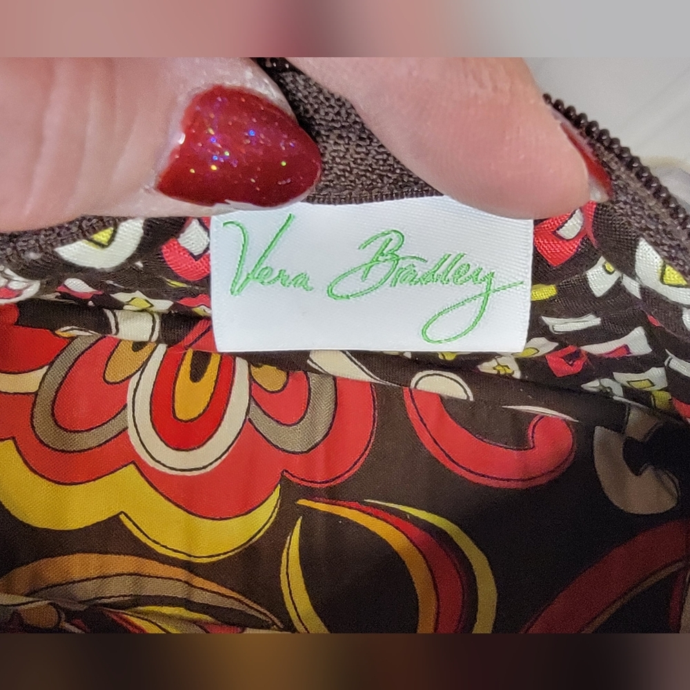 #581-Vera Bradley-Floral Patterned Mini Convertible Strap Bag - Picture 13 of 16